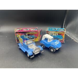 Vtg 1970's Topper ZOOMER BOOMER Sand Buggy& Quick Change Racer Original Boxes